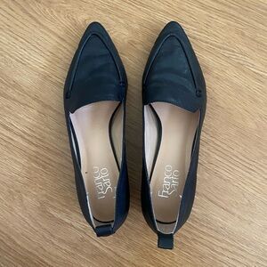 Franco Sarto Black Flats